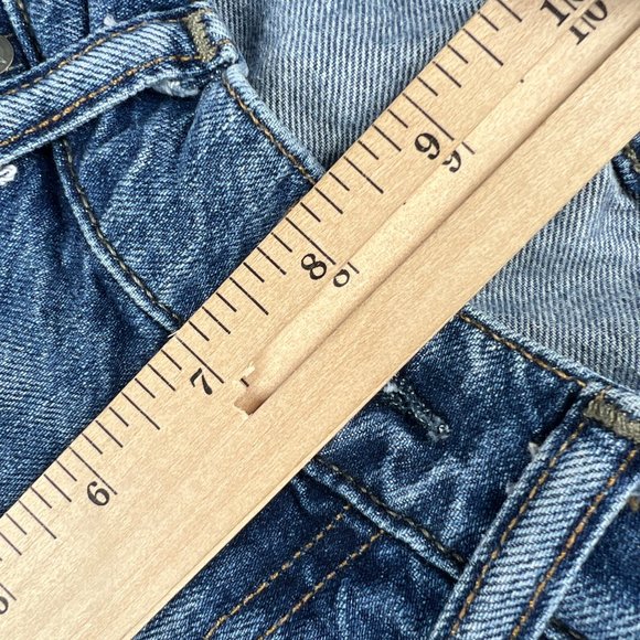 Abercrombie Fitch Jean Men 29x28* Langdon Skinny Blue Distressed Denim Tag 28x30 - Picture 15 of 16